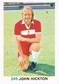 1977-78 FKS Publishers Soccer Stars #245 John Hickton Front