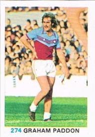 1977-78 FKS Publishers Soccer Stars #274 Graham Paddon Front