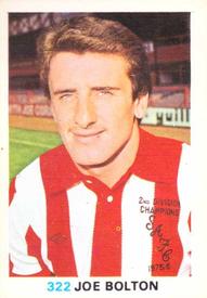 1977-78 FKS Publishers Soccer Stars #322 Joe Bolton Front
