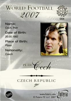 2007 Futera World Football Foil #4 Petr Cech Back