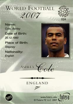2007 Futera World Football Foil #24 Ashley Cole Back
