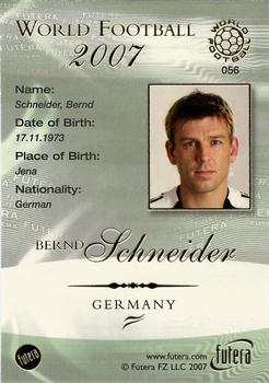 2007 Futera World Football Foil #56 Bernd Schneider Back