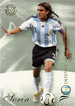 2007 Futera World Football Foil #58 Juan Pablo Sorin Front