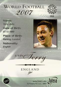 2007 Futera World Football Foil #59 John Terry Back