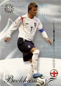 2007 Futera World Football Foil #69 David Beckham Front