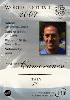 2007 Futera World Football Foil #73 Mauro Camoranesi Back