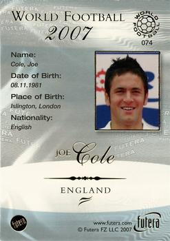 2007 Futera World Football Foil #74 Joe Cole Back
