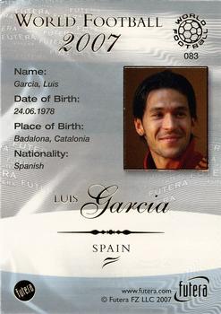 2007 Futera World Football Foil #83 Luis Garcia Back