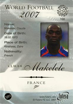 2007 Futera World Football Foil #100 Claude Makelele Back