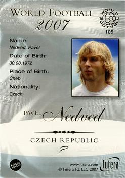 2007 Futera World Football Foil #105 Pavel Nedved Back