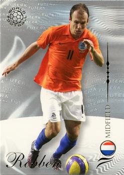 2007 Futera World Football Foil #114 Arjen Robben Front
