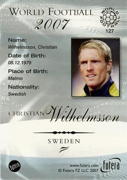 2007 Futera World Football Foil #127 Christian Wilhelmsson Back