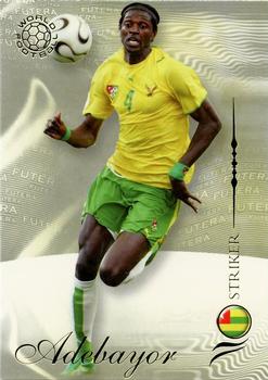 2007 Futera World Football Foil #133 Emmanuel Adebayor Front