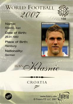 2007 Futera World Football Foil #159 Ivan Klasnic Back