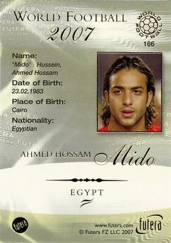 2007 Futera World Football Foil #166 Ahmed Hossam Mido Back