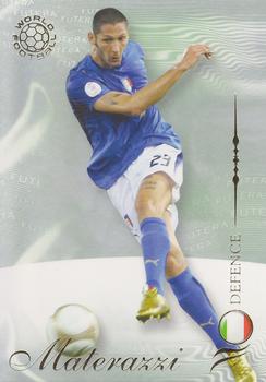 2007 Futera World Football Foil #41 Marco Materazzi Front