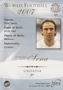 2007 Futera World Football Foil #121 Darijo Srna Back