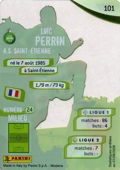 2009 Panini Foot Cards #101 Loïc Perrin Back