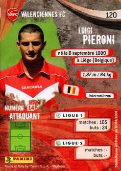 2009 Panini Foot Cards #120 Luigi Pieroni Back