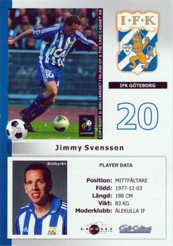 2003 Card Cabinet Allsvenskan #73 Jimmy Svensson Back
