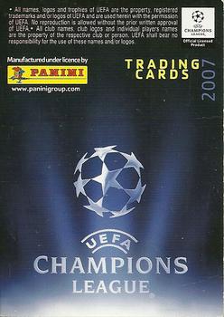 2007 Panini UEFA Champions League #7 Santiago Canizares Back