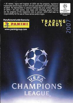 2007 Panini UEFA Champions League #70 Willy Sagnol Back