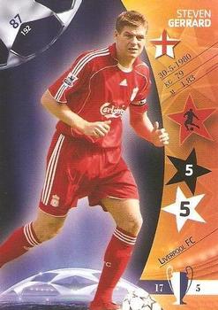 2007 Panini UEFA Champions League #87 Steven Gerrard Front