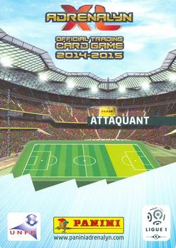 2014-15 Panini Adrenalyn XL Ligue 1 #PSG-12 Zlatan Ibrahimovic Back