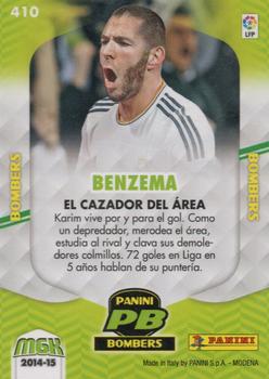 2014-15 Panini Megacracks #410 Benzema Back