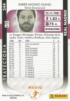 2014-15 Panini Megacracks #244 Xabi Alonso Back