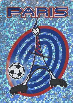 1997-98 Panini SuperFoot Stickers #15. Badge (Paris St Germain) Front