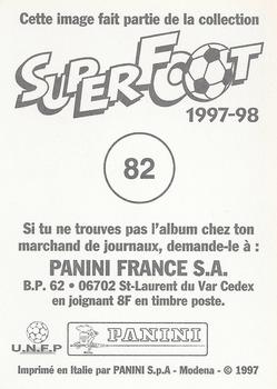 1997-98 Panini SuperFoot Stickers #82. Jerome Leroy Back