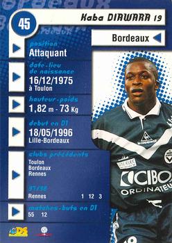 1998-99 DS France #45 Kaba Diawara Back
