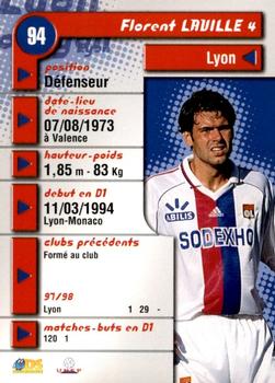 1998-99 DS France #94 Florent Laville Back