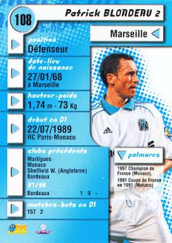 1998-99 DS France #108 Patrick Blondeau Back