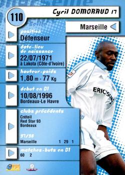 1998-99 DS France #110 Cyril Domoraud Back