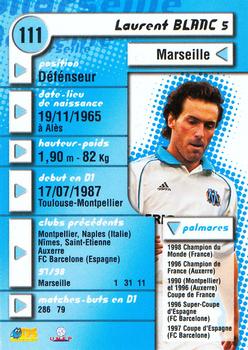 1998-99 DS France #111 Laurent Blanc Back