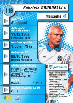 1998-99 DS France #119 Fabrizio Ravanelli Back