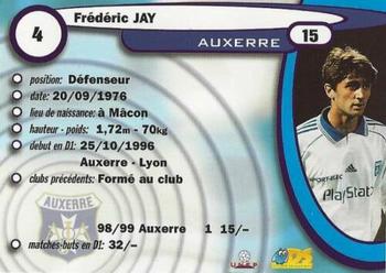 1999-00 DS France Foot #4 Frederic Jay Back