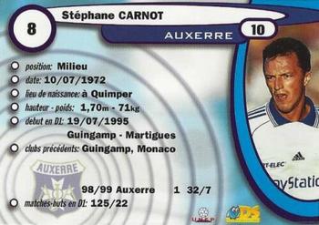 1999-00 DS France Foot #8 Stephane Carnot Back