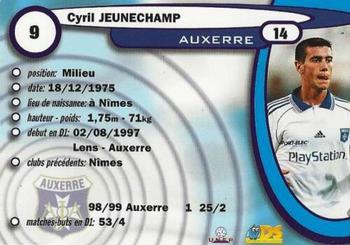 1999-00 DS France Foot #9 Cyril Jeunechamp Back