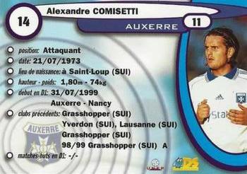 1999-00 DS France Foot #14 Alexandre Comisetti Back