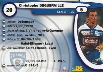 1999-00 DS France Foot #20 Christophe Deguerville Back