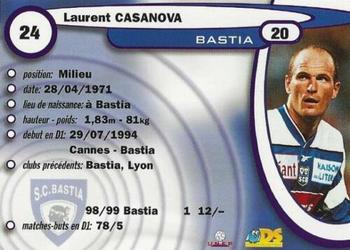 1999-00 DS France Foot #24 Laurent Casanova Back