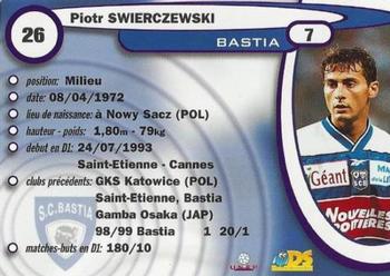 1999-00 DS France Foot #26 Piotr Swierczewski Back