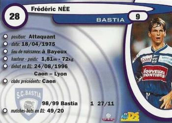 1999-00 DS France Foot #28 Frederic Nee Back
