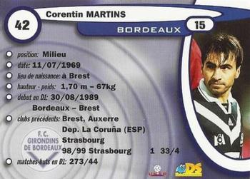 1999-00 DS France Foot #42 Corentin Martins Back