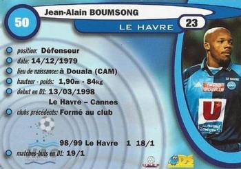 1999-00 DS France Foot #50 Jean-Alain Boumsong Back