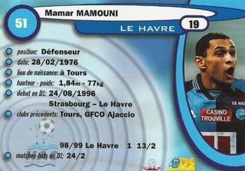 1999-00 DS France Foot #51 Mamar Mamouni Back