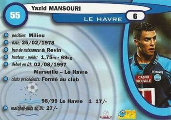 1999-00 DS France Foot #55 Yazid Mansouri Back
